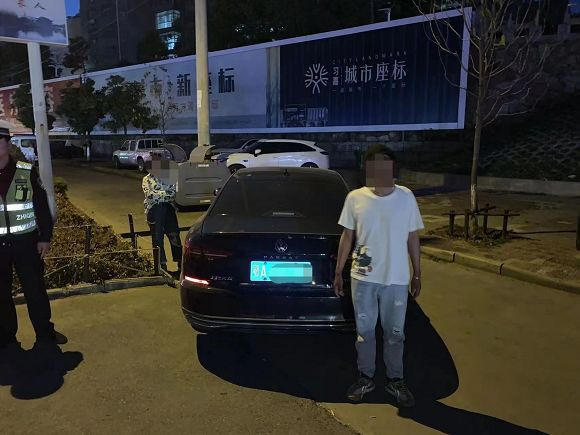 广水交警行拘一名二次酒驾违法人
