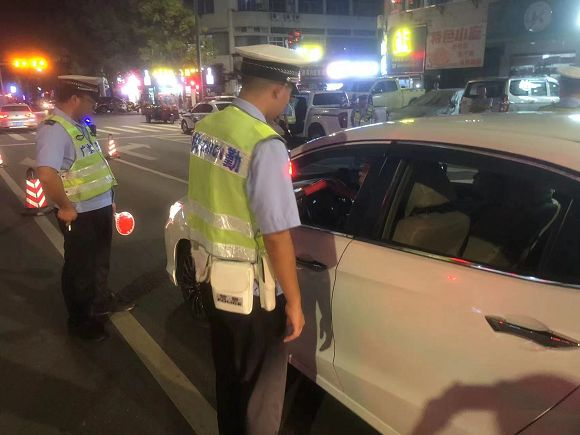 夏夜守平安！广水交警连续3夜查获酒醉驾25起